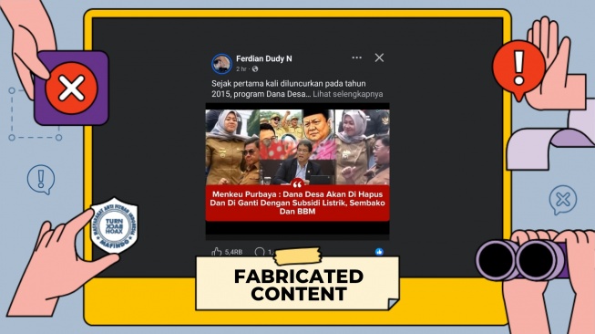 Cek Fakta Purbaya Yudhi Sadewa