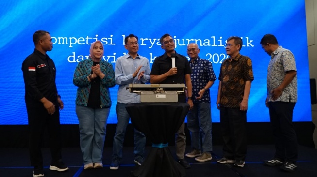 Kick Off Kompetisi Karya Jurnalistik dan Video Konten yang digelar Bank Sumsel Babel