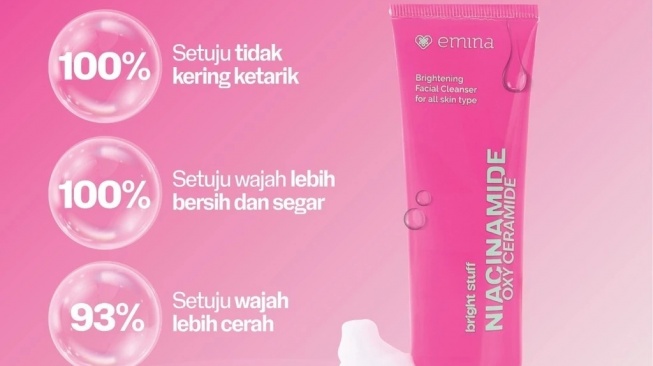 Emina Bright Stuff Niacinamide Oxy Ceramide (Shopee/Emina Official Shop)