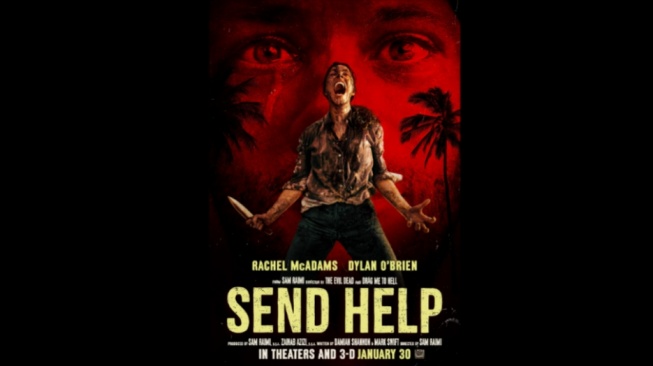 Film Send Help: Plot Twist Mengerikan di Pulau Terpencil yang Brutal