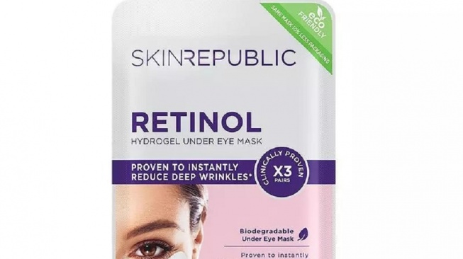 Skin Republic Retinol Hydrogel Under Eye Mask (Shopee/Skin Republic Official Store)