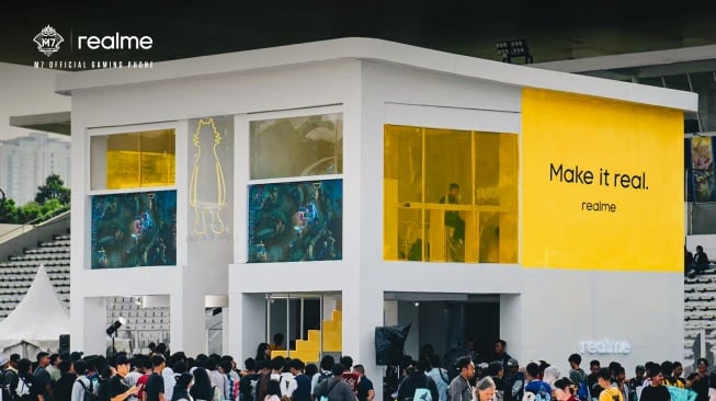 realme Pop-up Booth. [realme Indonesia]
