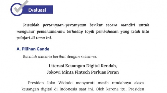 Kunci Jawaban Ilmu Pengetahuan Sosial Kelas IX 'Evaluasi' Halaman 120: Ekonomi Digital