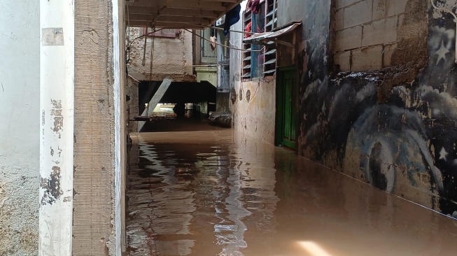 Kondisi Rumah warga di Kawasan Pejaten Timur, Pasar Minggu, Jakarta Selatan (Dok: Suara.com/Adiyoga Priyambodo)