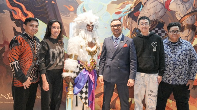 Pameran skin Honor of Kings Wukong Anoman. [HoK Indonesia]