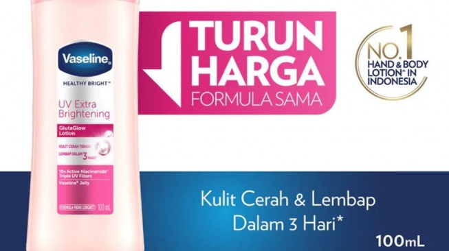 Body lotion murah untuk kulit belang. (Shopee)