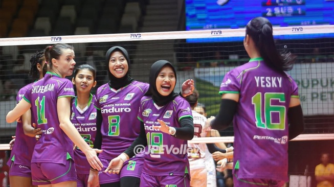 Hasil Proliga 2026 Seri Gresik Hari Ini: Megatron Menggila, Pertamina Enduro Hajar Medan Falcons