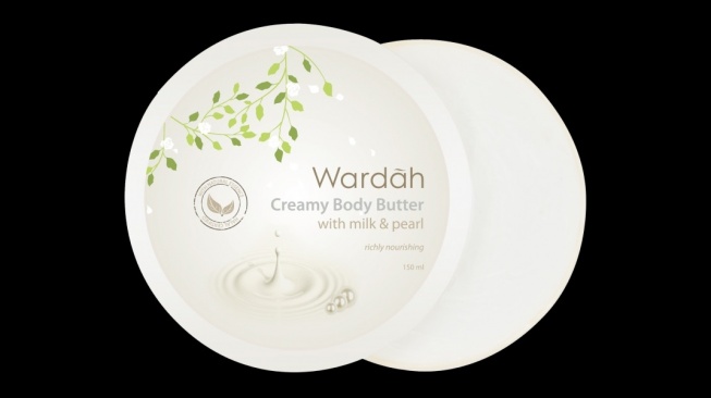 Creamy Body Butter with Milk and Pearl (Wardah)