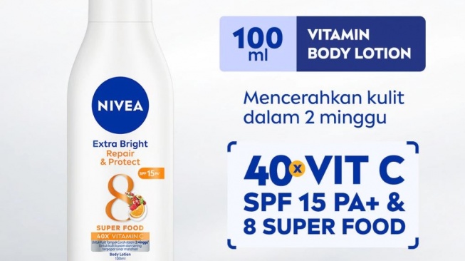 Body lotion murah untuk kulit belang. (Shopee)