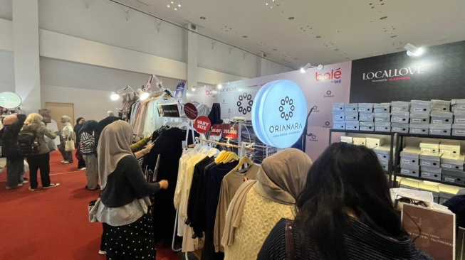 LocalLove Market saat bazar di Summarecon Mall Bandung. [ist]