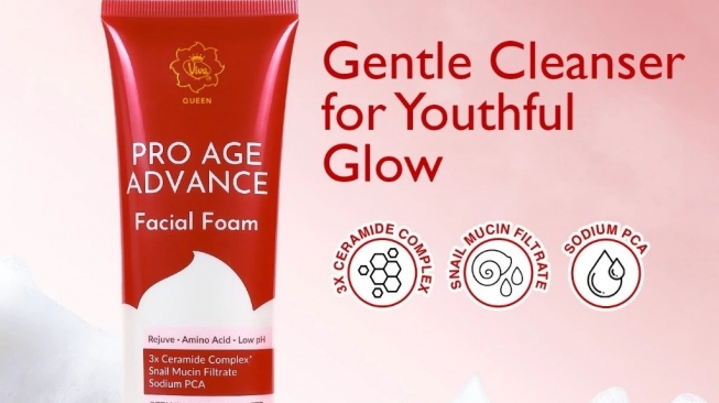 Viva Queen Pro-Age Advance Facial Foam (Shopee)