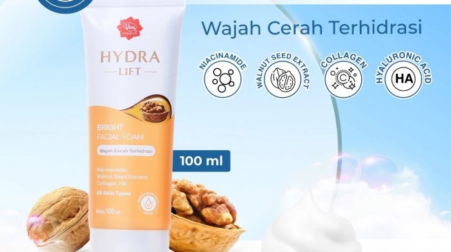 Viva Hydra Lift Bright Facial Foam (Shopee)