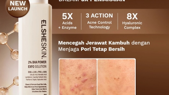 Elsheskin 5% BHA Power Exfo Solution (Shopee)