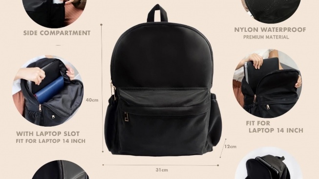 Krukuri Tas Laptop Ransel (Shopee)