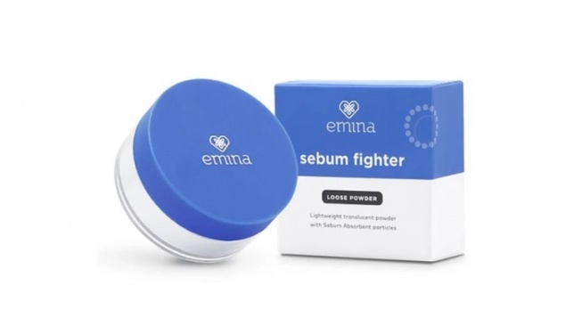 Emina Sebum Fighter Loose Powder (Shopee)