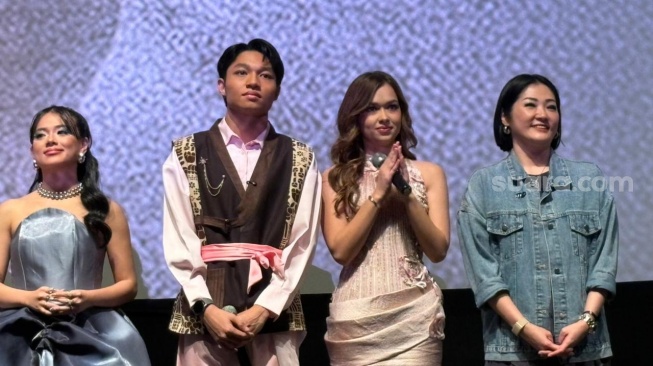 Gala Premiere film Ahlan Singapore di kawasan Kuningan, Jakarta Selatan pada Senin, 2 Februari 2026 [Suara.com/Tiara Rosana].