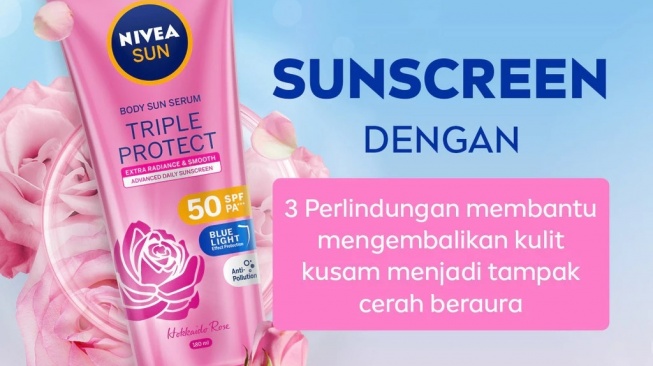 NIVEA SUN Triple Protect Extra Radiance & Smooth (Shopee)