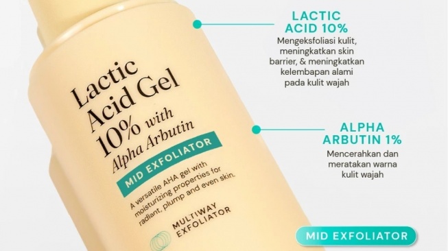 FSS Lactic Acid Gel 10% + Alpha Arbutin (Shopee)