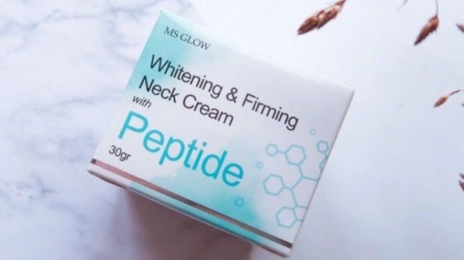 MS Glow Whitening and Firming Neck Cream with Peptide