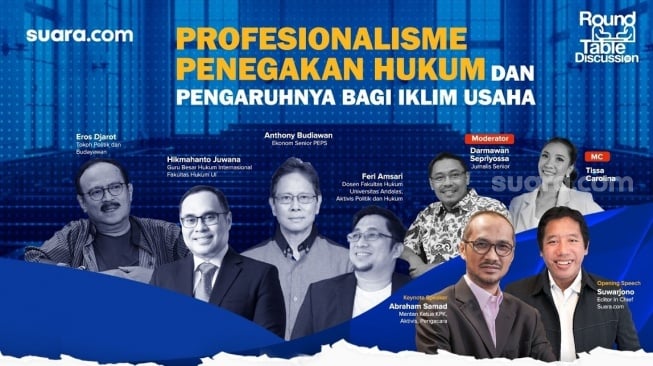 LIVE: Profesionalisme Penegakan Hukum dan Pengaruh Bagi Iklim Usaha I Round Table Discussion