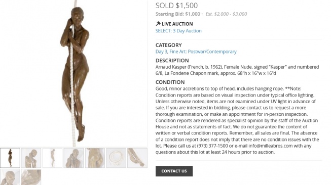 Karya seni yang dikoleksi Jeffrey Epstein (Millea Bros)