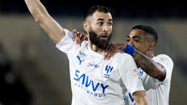 Debut Sensasional Karim Benzema di Al Hilal, Cetak Hattrick dan Satu Assist