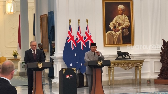 Perkuat Stabilitas Indo-Pasifik, Prabowo dan PM Albanese Resmi Teken Traktat Keamanan Bersama