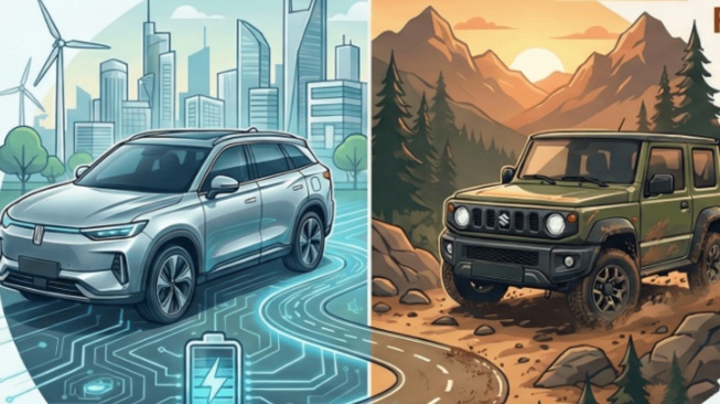 Cek Harga Jimny Bekas Terkini: Benarkah Harga 2 Kali Lipat Mobil Listrik Jaecoo J5?