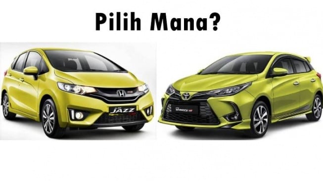 Harga Saling Sikut, Mending Toyota Yaris 2015 atau Honda Jazz 2015?