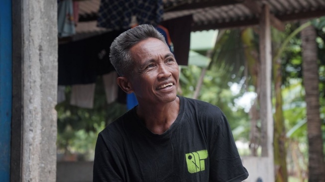 Semuel Uly, Ketua Kelompok Tani Suka Maju di Desa Oilode, Kecamatan Sabu Tengah, Kabupaten Sabu Raijua, NTT.(Dokumentasi Pribadi)