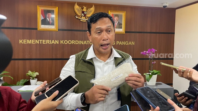 Kepala Perum Bulog Ahmad Rizal Ramdhani. [Suara.com/Yaumal Asri Adi Hutasuhut]