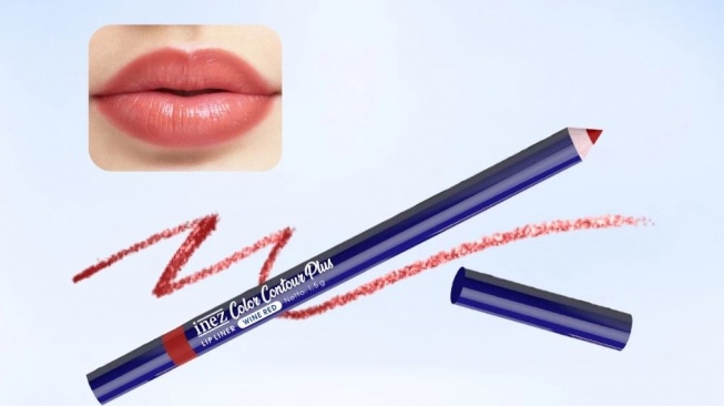 Pilihan lip liner di bawah Rp100 ribu. (Shopee/Inez Official Shop)