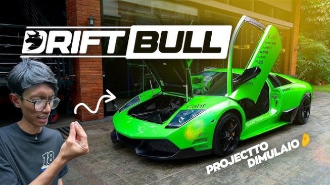 Garasi Drift Pamer Project Baru, Lamborghini Murcielago Jadi Drift Bull