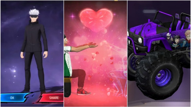 67 Kode Redeem FF Terbaru Aktif 10 Februari: Raih Skin Gojo, Monster Truck, dan Emote Cinta