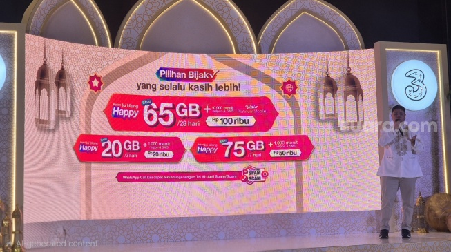 Peluncuran Tri Ramadan Campaign di Jakarta, Selasa (10/2/2026). [Suara.com/Dythia]