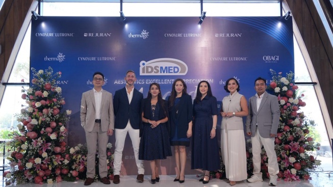 idsMED Aesthetics Excellence Appreciation Award 2025 bertema &ldquo;Bloom Beyond Time&rdquo;, yang digelar di Hotel Indigo Bintan Lagoi Beach. (Dok. Istimewa)