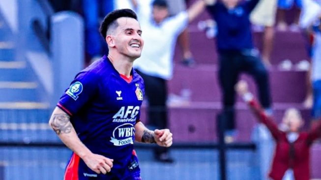 Pemain asing Persik Kediri, Adrian Luna. (Dok. ILeague)