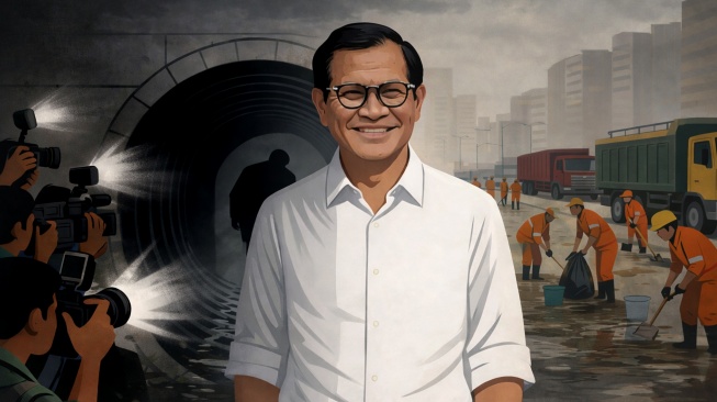 Pramono Anung dan Deklarasi 'Kerja Otak': Saat Gorong-gorong Tak Lagi Jadi Panggung Pemimpin Jakarta