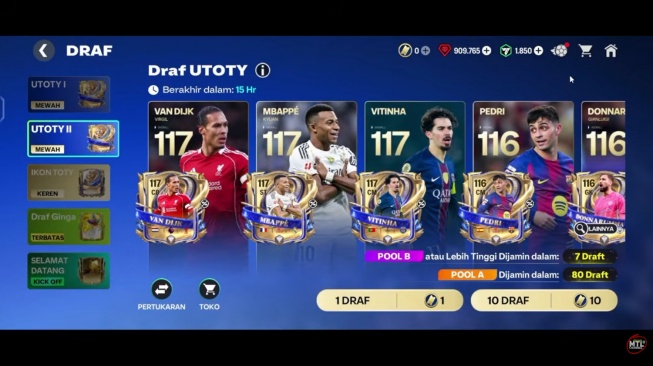 Draft UTOTY (YouTube/MTL Channel)