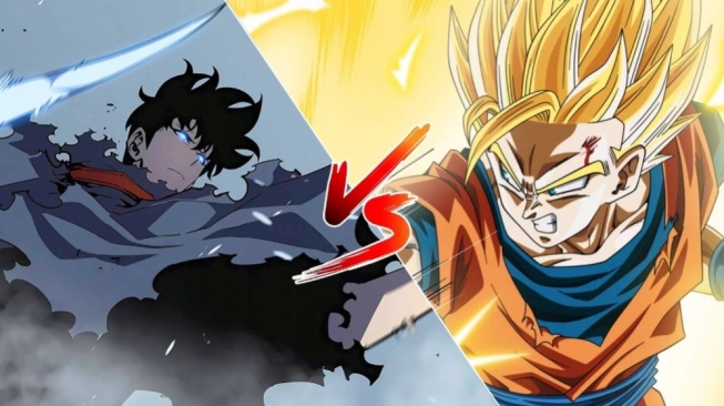 5 Alasan Sung Jin-woo Solo Leveling Bisa Mengalahkan Goku Dragon Ball!