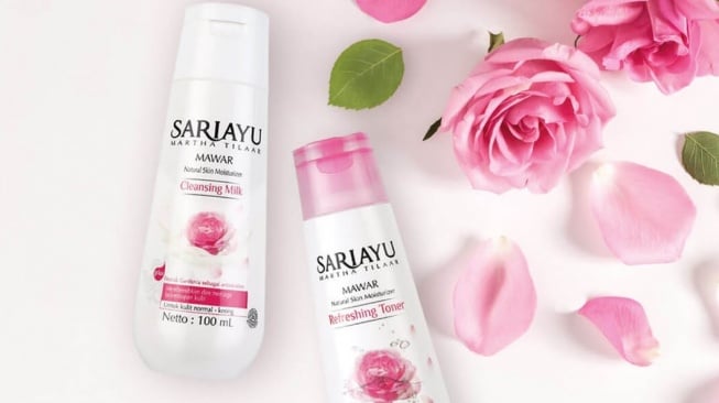 Pilihan air mawar murah di bawah Rp20 ribu. (Sariayu.com)