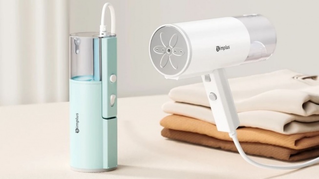 Setrika Mini Praktis untuk Traveling. (Shopee/Simplus Official Shop)