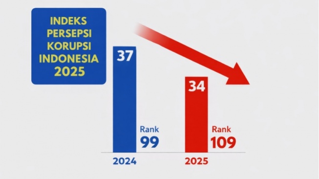 IPK Indonesia 2025 Menurun, Kepercayaan Anak Muda pada Pemerintah Menurun