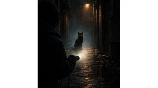 Kucing Hitam di Ujung Gang