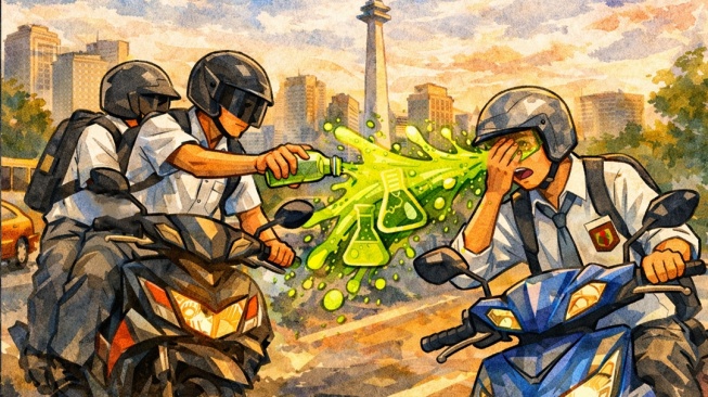 Teror Cairan Kimia di Cempaka Putih: Saat Pelajar Jadi Korban Serangan Acak Teman Sebayanya