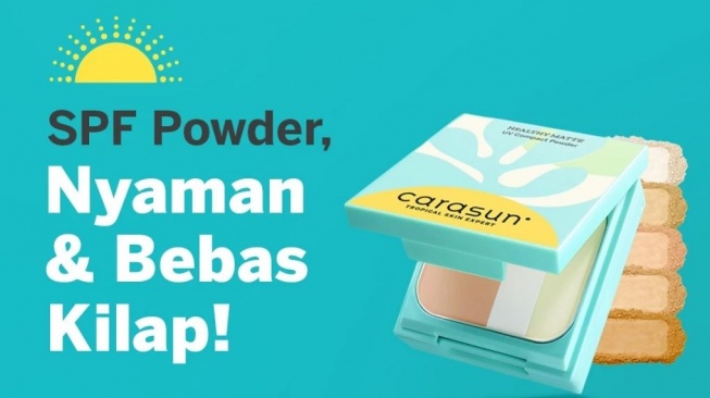 Bedak untuk kulit berminyak. (Shopee/Carasun Official Store)