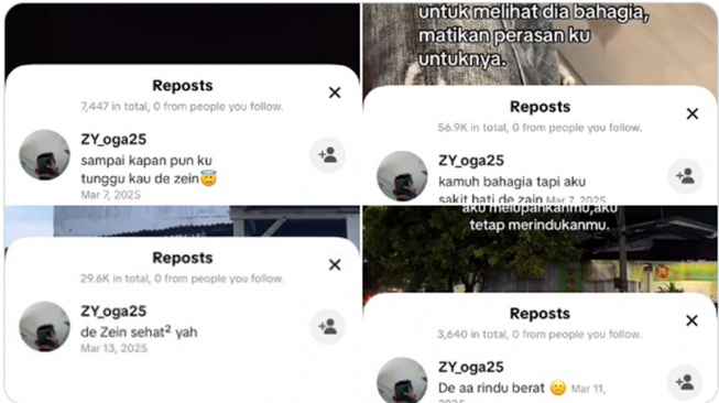Tangkapan layar percakapan yang diduga milik pelaku dan korban yang viral di media sosial X. 