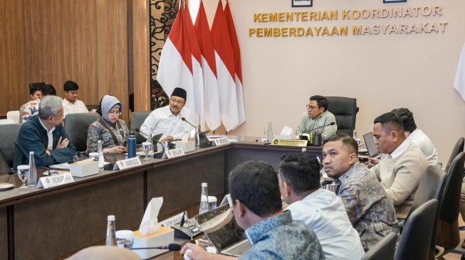 Cak Imin, Gus Ipul, dan Kepala BPS Bahas Akurasi Data PBI