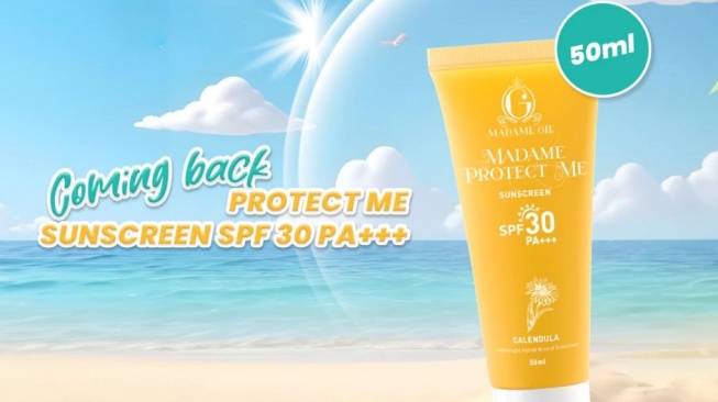 Sunscreen budget Rp30 ribuan. (Shopee/Madame Gie Official Shop)
