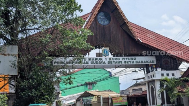 Kawasan Setu Babakan, Jagakarsa, Jakarta Selatan. (Suara.com/Adiyoga)